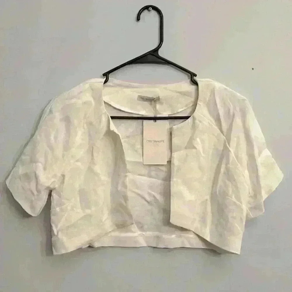 Christina Effe Cream Shrug. Size 42